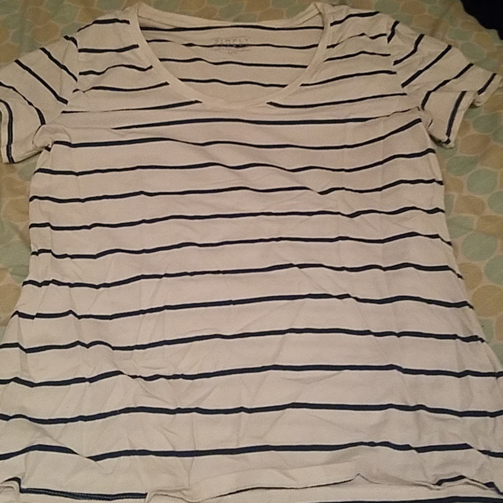 Large striped tshirt